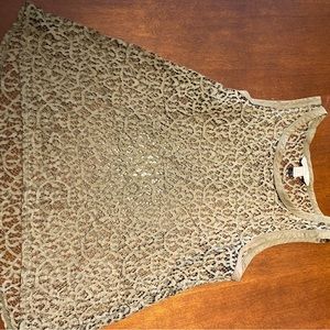 Banana Republic mesh tops - one black and one green